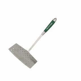 Big Green Egg Wide Spatula outdoor kitchen cooking station with sink