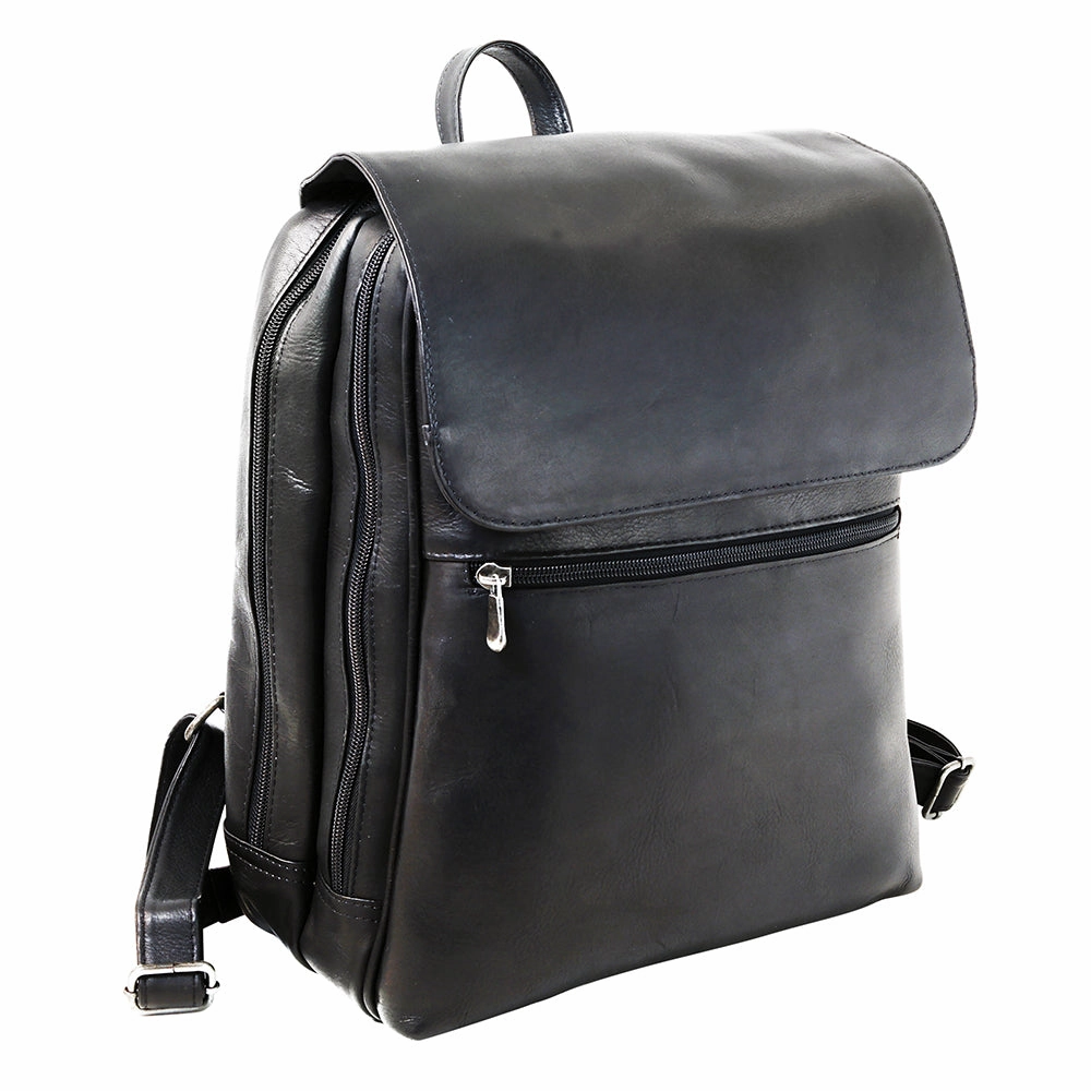 Daytrekr Leather Slim Flap Over Backpack Shop Grab Offer
