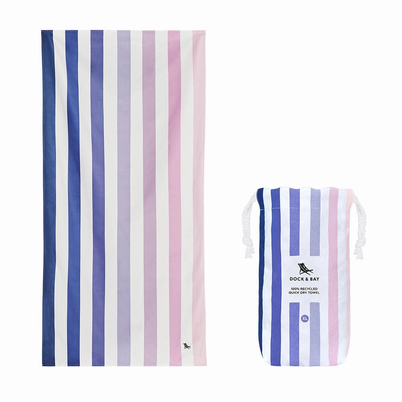 Dock & Bay Beach Towel Summer Collection Xl 100% Recycled Dusk To Dawn Exclusive Savings Event Grab the Deal Now
