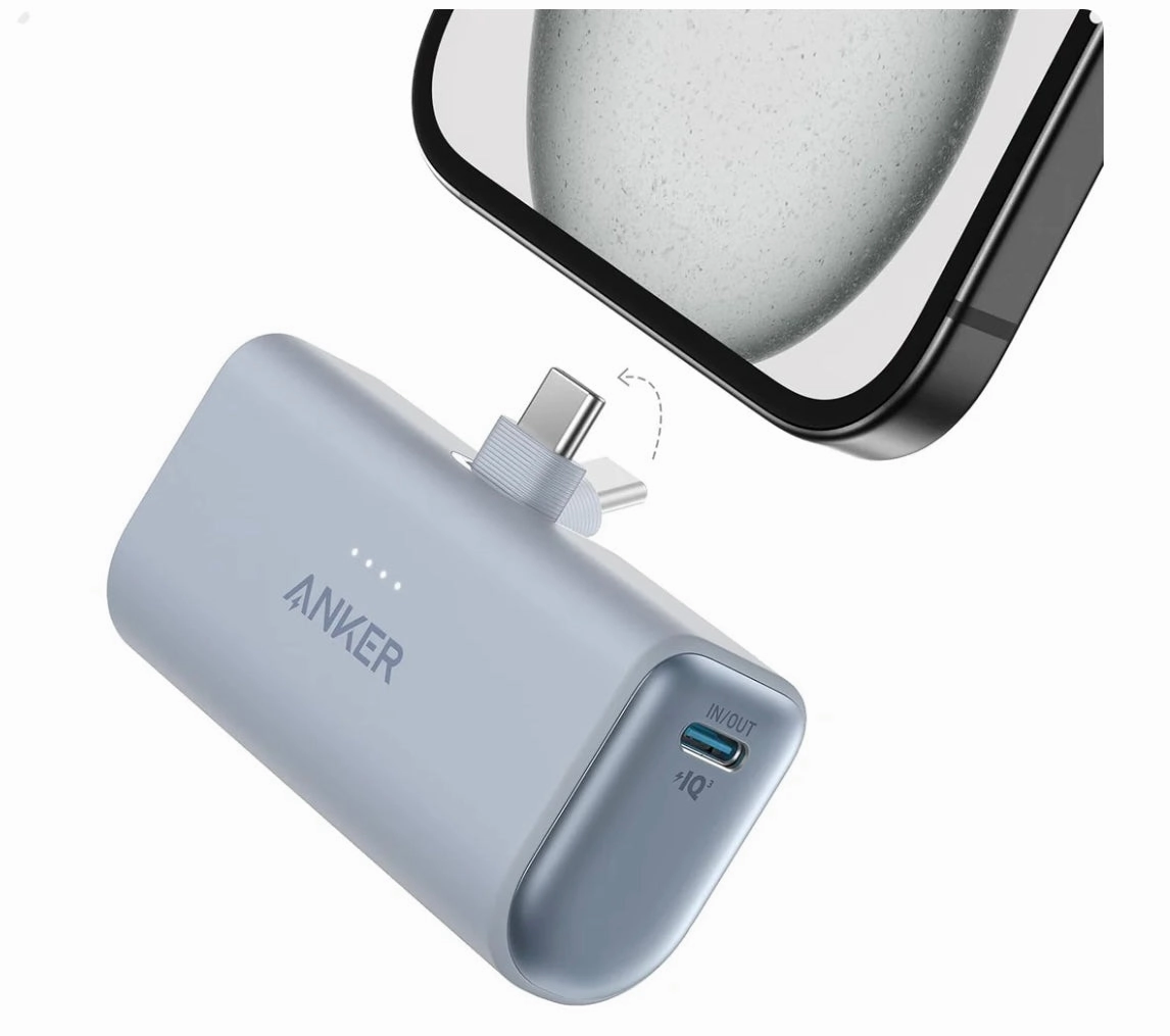 Big Hot Sale MustHave Steals Anker Nano 5,000Mah Power Bank (22.5W) Built-In Usb-C Connector