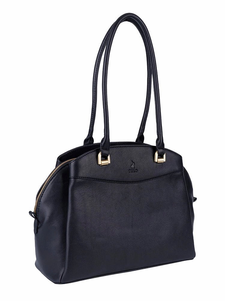 Polo Porto Multi Dome Handbag | Black Steal the Deal Now