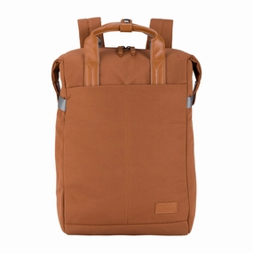 Urban 3 Brown Backpack With Laptop Pocket GiftWorthy Sale Best Deal Online