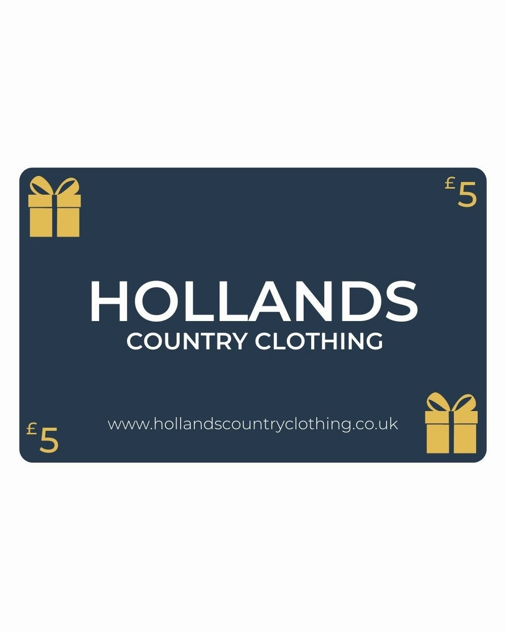 Hollands Country Clothing Gift Cards Daily Special Offer