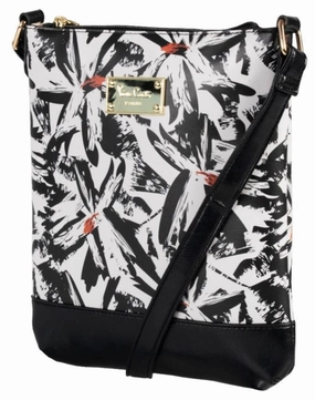 Clearance Savings Now Shop Now Save Pierre Cardin Kelly Floral Crossbody Bag | Grey Black