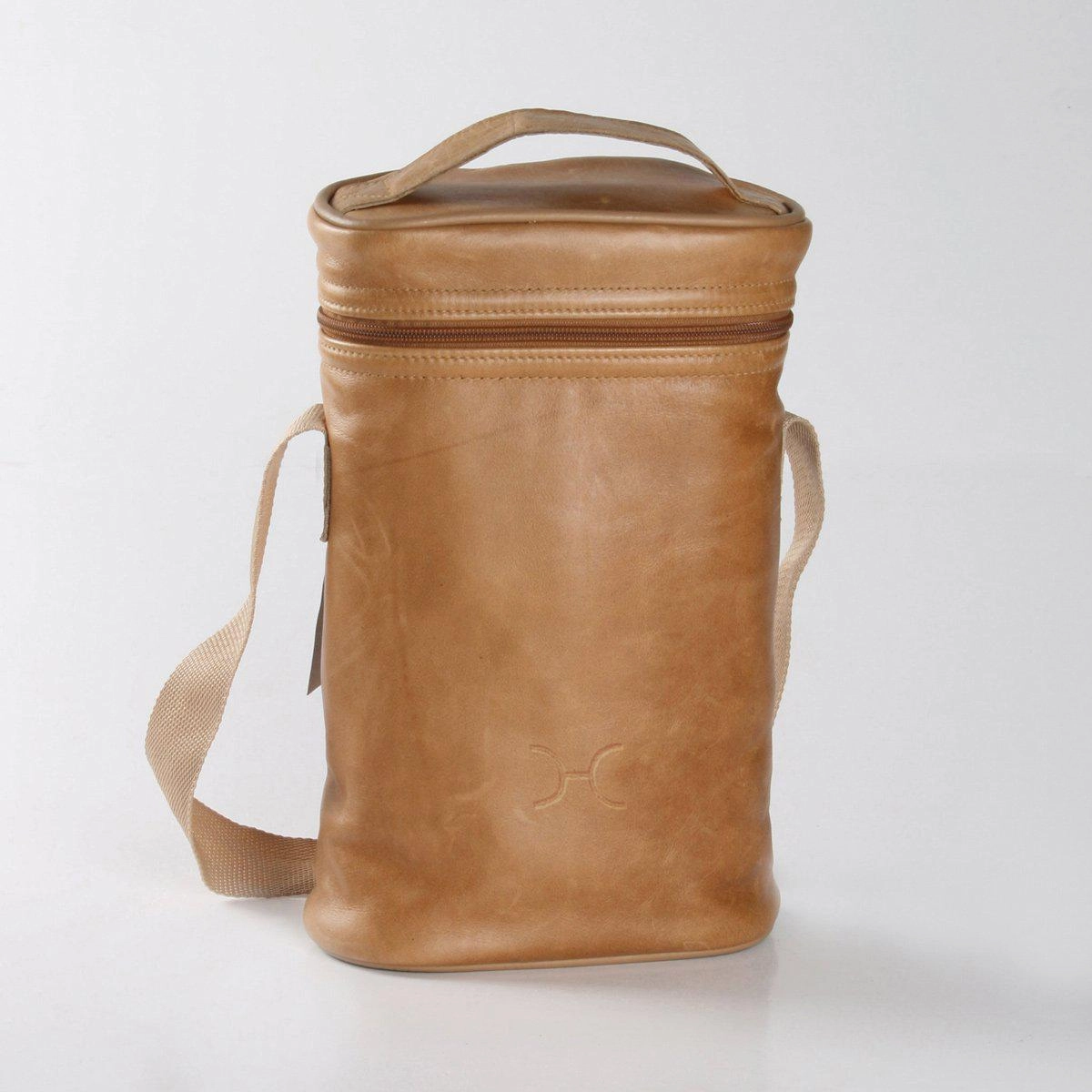 Thandana Leather Wine Cooler Double Carry Bag Clearance Sale Clearance Steal Today