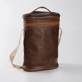 Online Exclusive Savings Todays Special Picks Thandana Leather Wine Cooler Double Carry Bag