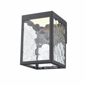 Bishop Led Outdoor LED Wall Sconce Black w/Honeycomb GlassOutdoor wall sconces with motion sensor