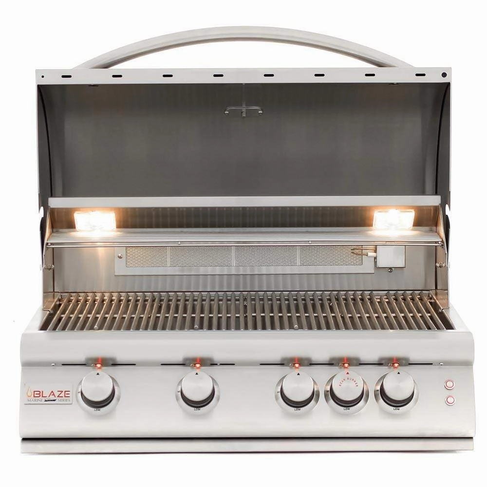 Blaze Premium LTE Marine Grade 316L 4-Burner Gas Grill BLZ-4LTE2MG