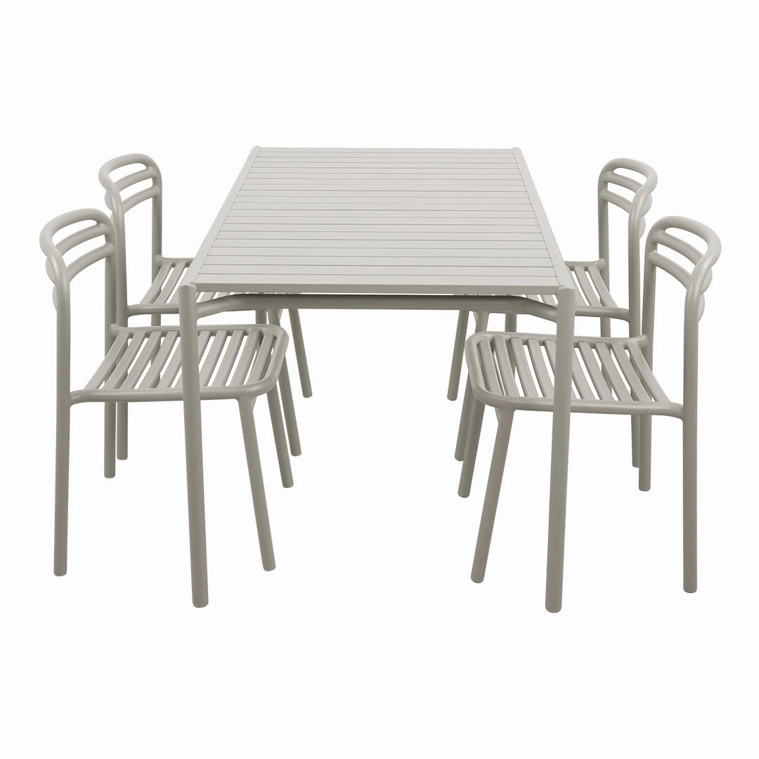 Bliss Rectangular Dining Table Set w/ Side Chairs