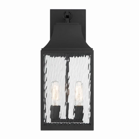 Blueberry Trail Two Light Wall Lantern BlackOutdoor wall sconces with motion sensor