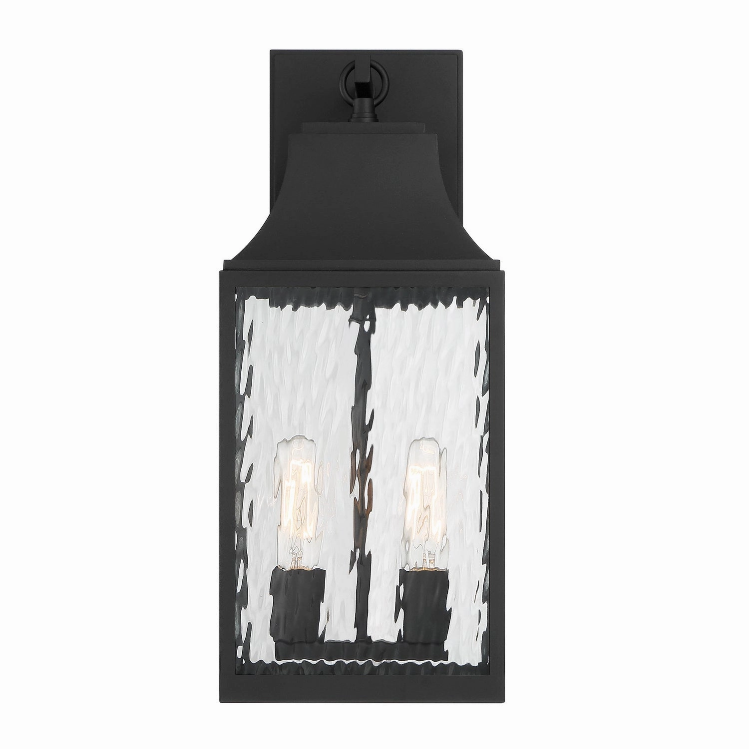 Blueberry Trail Two Light Wall Lantern BlackOutdoor wall sconces with motion sensor
