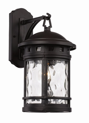 Boardwalk One Light Wall Lantern BlackOutdoor wall sconces with motion sensor