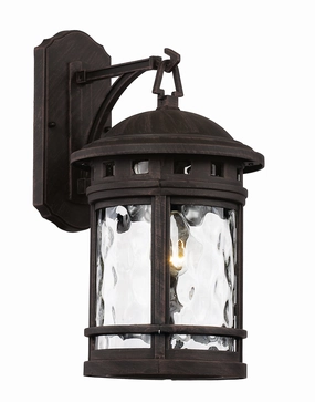 Boardwalk One Light Wall Lantern RustOutdoor wall sconces with motion sensor