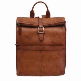 Boconi Darius Roll-Top Leather Backpack Todays Special Savings Flash Pick Today