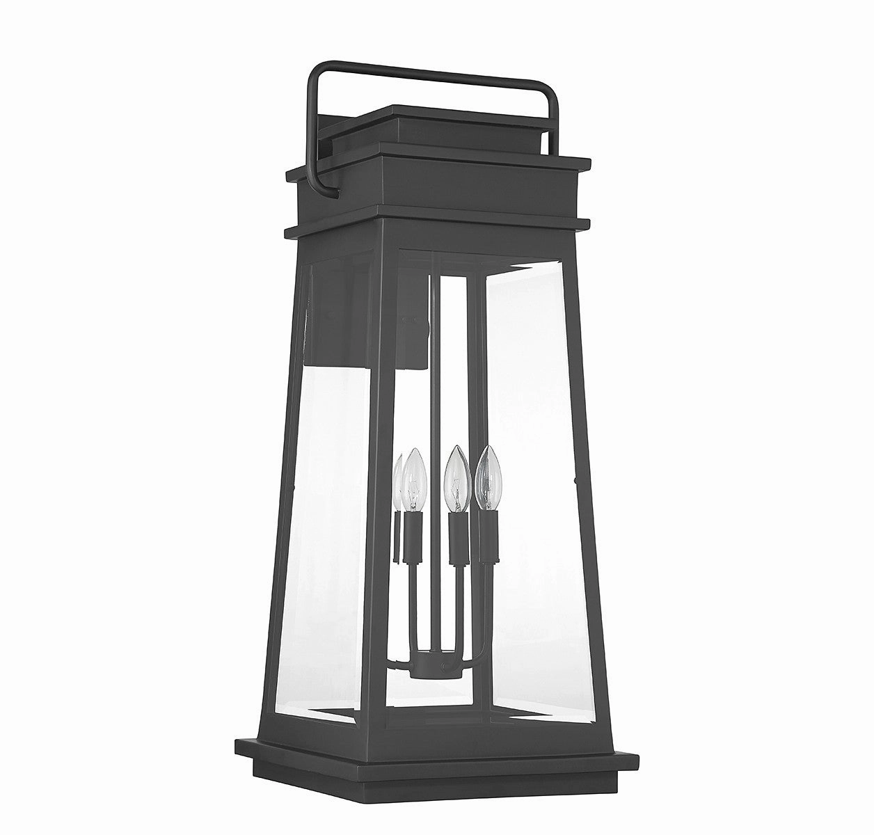 Boone Four Light Outdoor Wall Lantern Matte Black