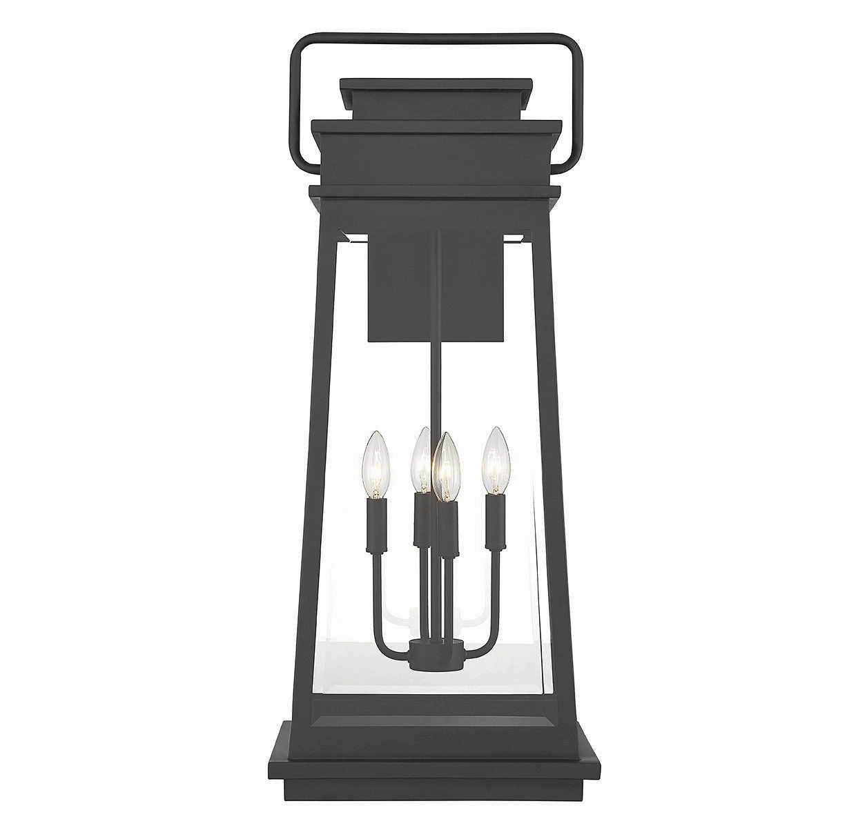 Boone Four Light Outdoor Wall Lantern Matte Black
