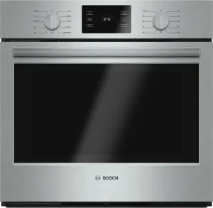 Bosch HBL5451UC 500 Series, 30", Single Wall Oven, Ss, Eu Convection, Knob Control
