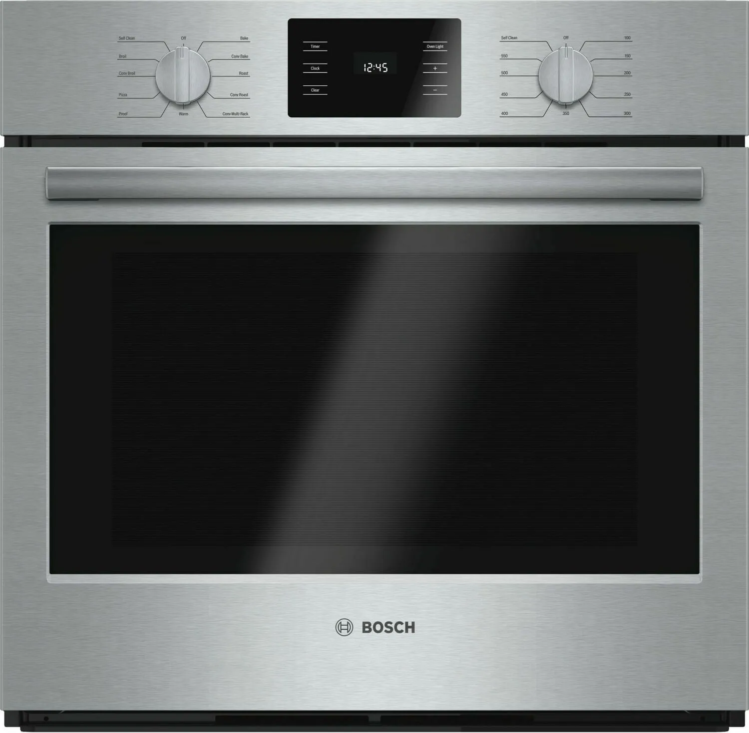 Bosch HBL5451UC 500 Series, 30", Single Wall Oven, Ss, Eu Convection, Knob Control