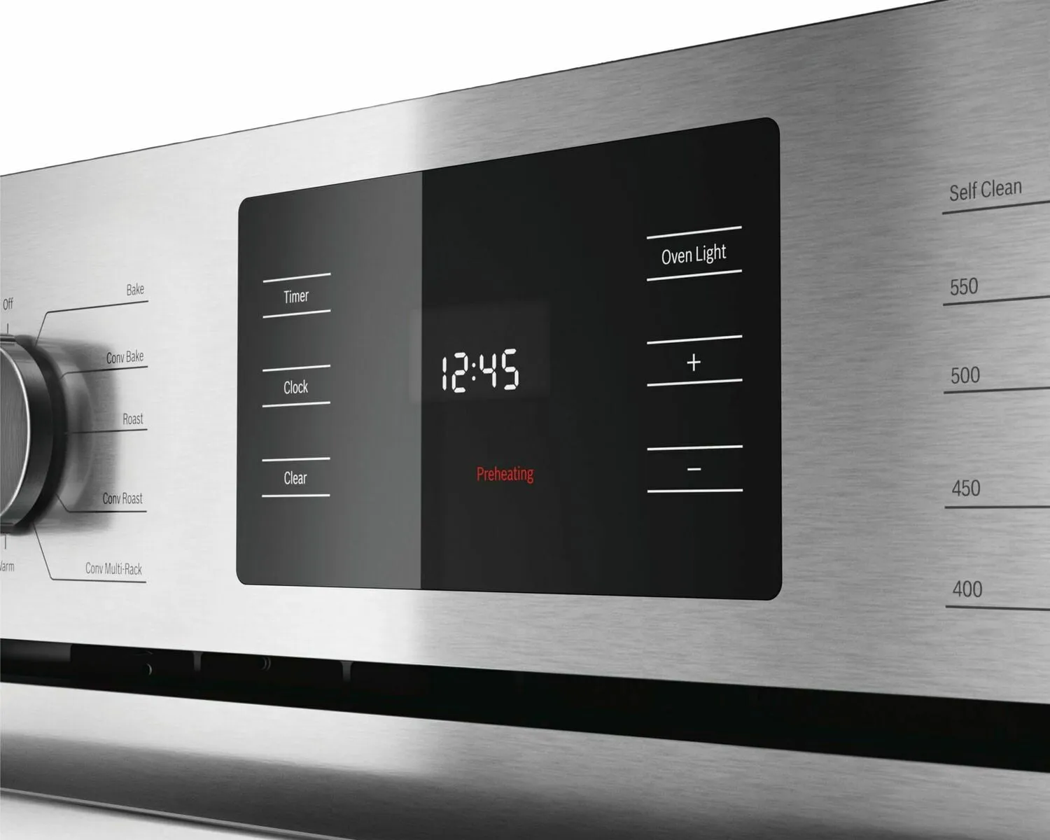 Bosch HBL5451UC 500 Series, 30", Single Wall Oven, Ss, Eu Convection, Knob Control
