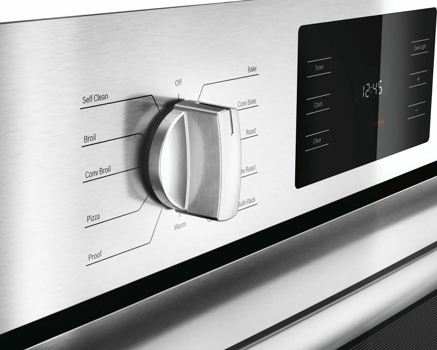Bosch HBL5451UC 500 Series, 30", Single Wall Oven, Ss, Eu Convection, Knob Control