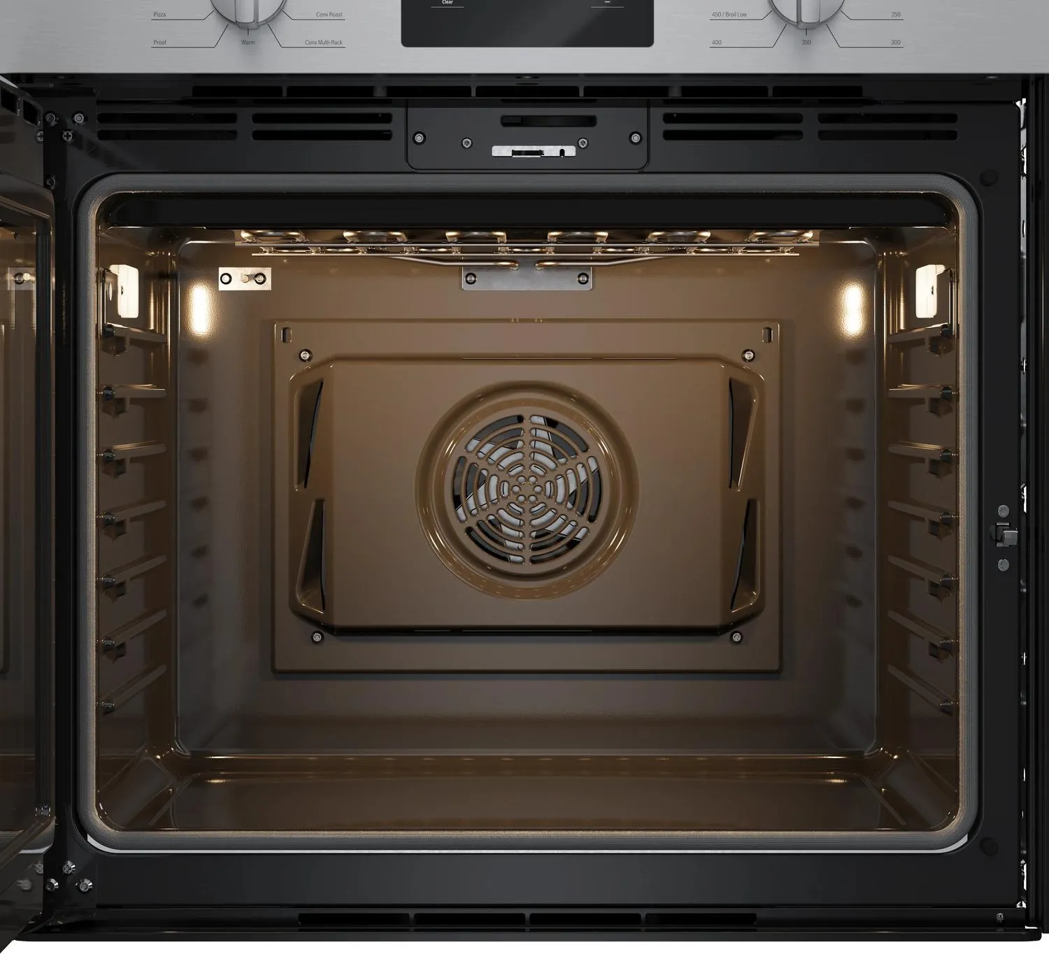 Bosch HBL5455LUC 500 Series Single Wall Oven 30" Left Sideopening Door, Stainless Steel