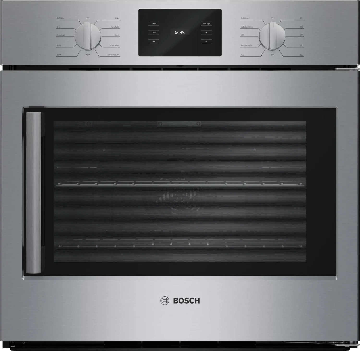 Bosch HBL5455RUC 500 Series Single Wall Oven 30" Right Sideopening Door, Stainless Steel