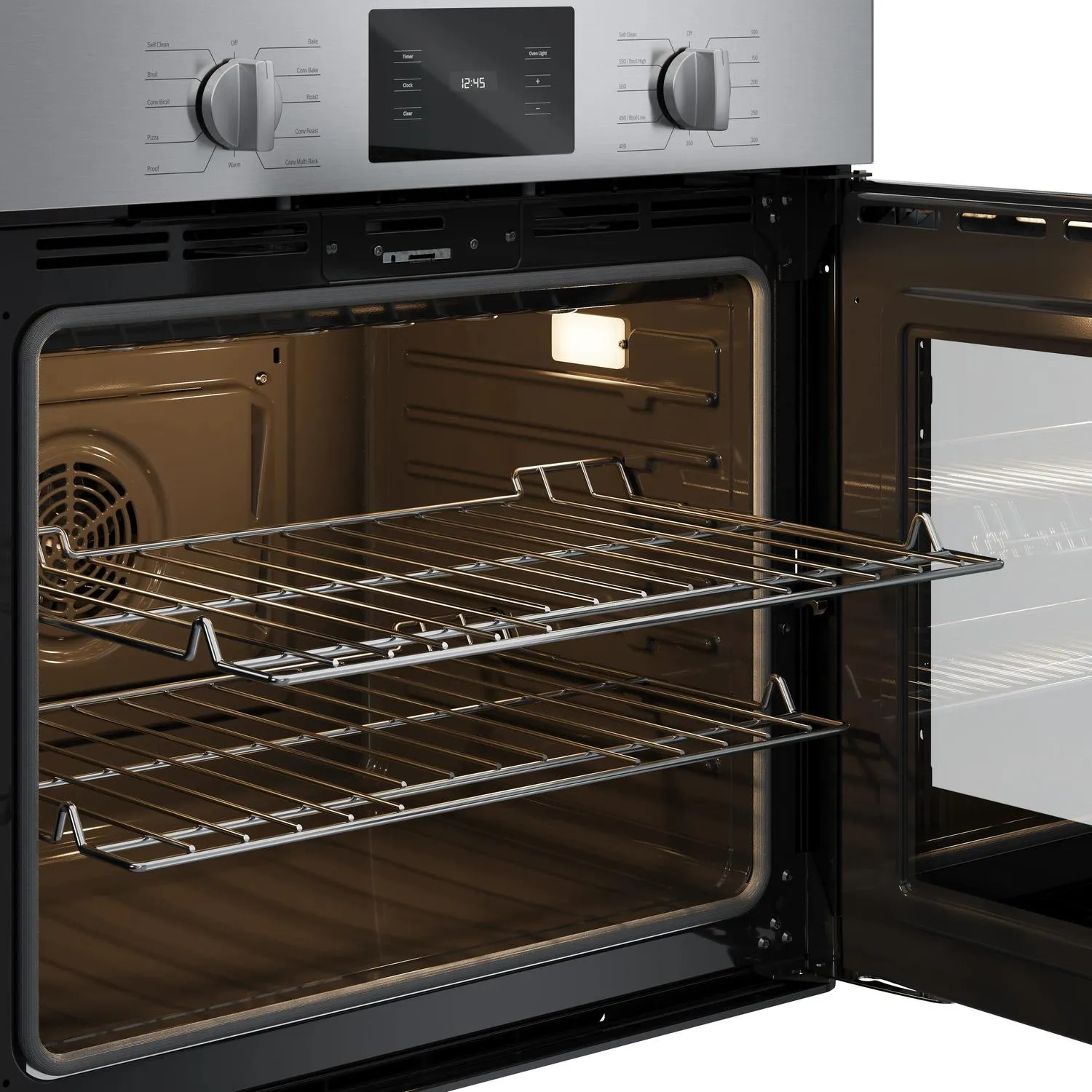 Bosch HBL5455RUC 500 Series Single Wall Oven 30" Right Sideopening Door, Stainless Steel