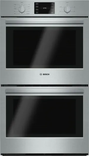Bosch HBL5651UC 500 Series, 30", Double Wall Oven, Ss, Eu Conv./Thermal, Knob Control