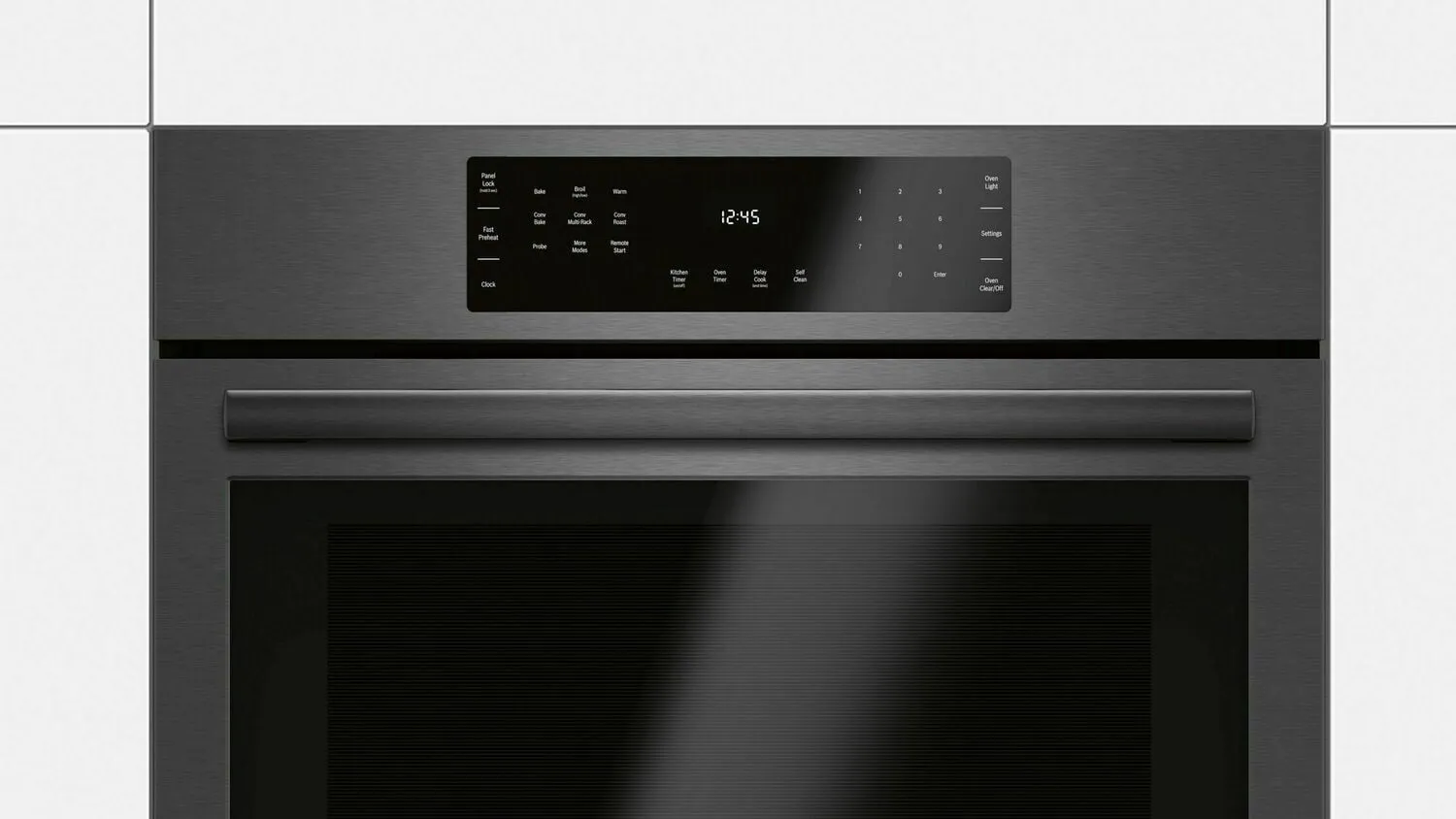 Bosch HBL8443UC 800 Series Single Wall Oven 30'' Black Stainless Steel Hbl8443Uc
