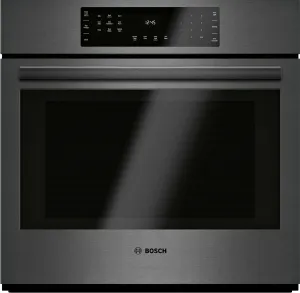 Bosch HBL8443UC 800 Series Single Wall Oven 30'' Black Stainless Steel Hbl8443Uc