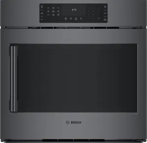 Bosch HBL8444RUC 800 Series Single Wall Oven 30'' Right Sideopening Door, Black Stainless Steel Hbl8444Ruc