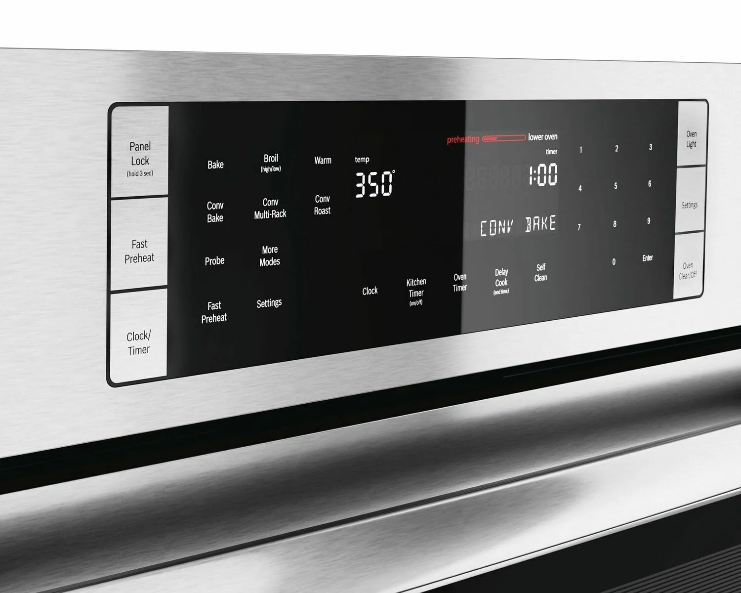 Bosch HBL8651UC 800 Series, 30", Double Wall Oven, Ss, Eu Conv./Thermal, Touch Control