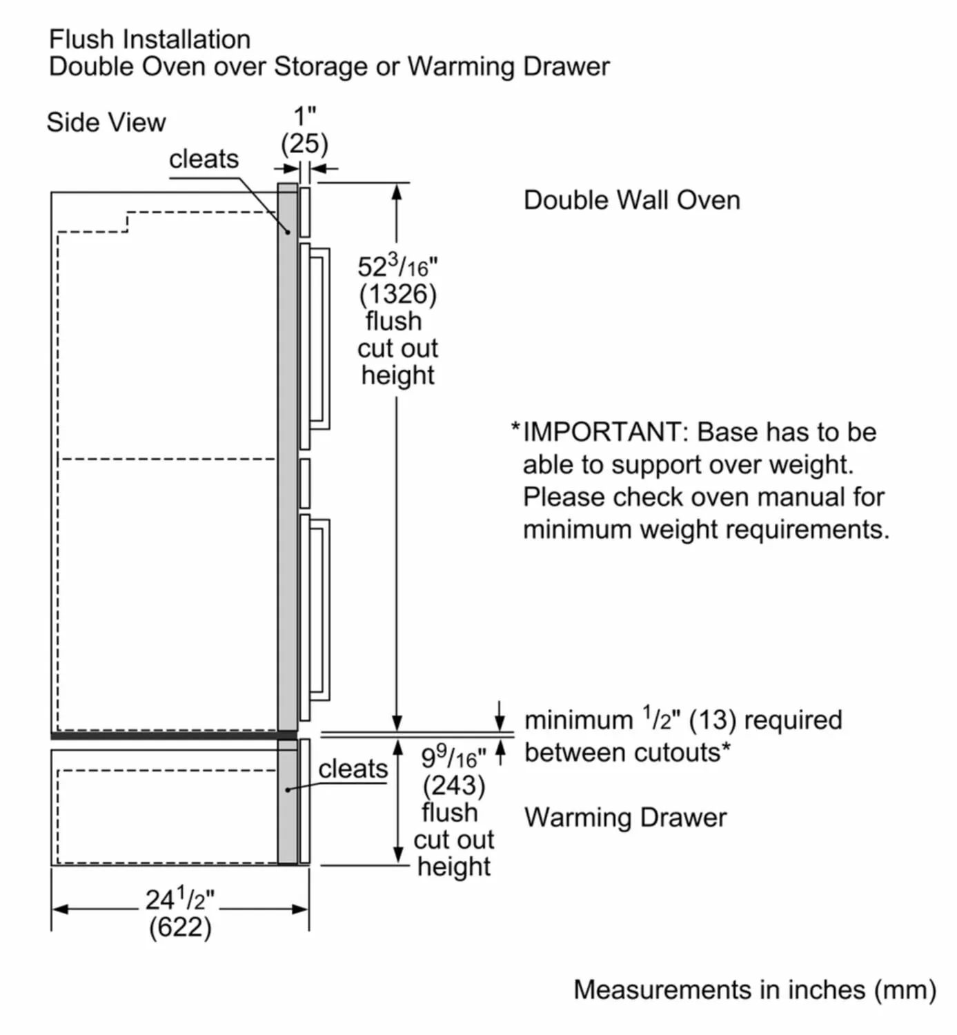 Bosch HBLP651RUC Benchmark Series, 30", Double Wall Oven, Ss, Eu Conv./Eu Conv., Tft Touch Control, Right Swing