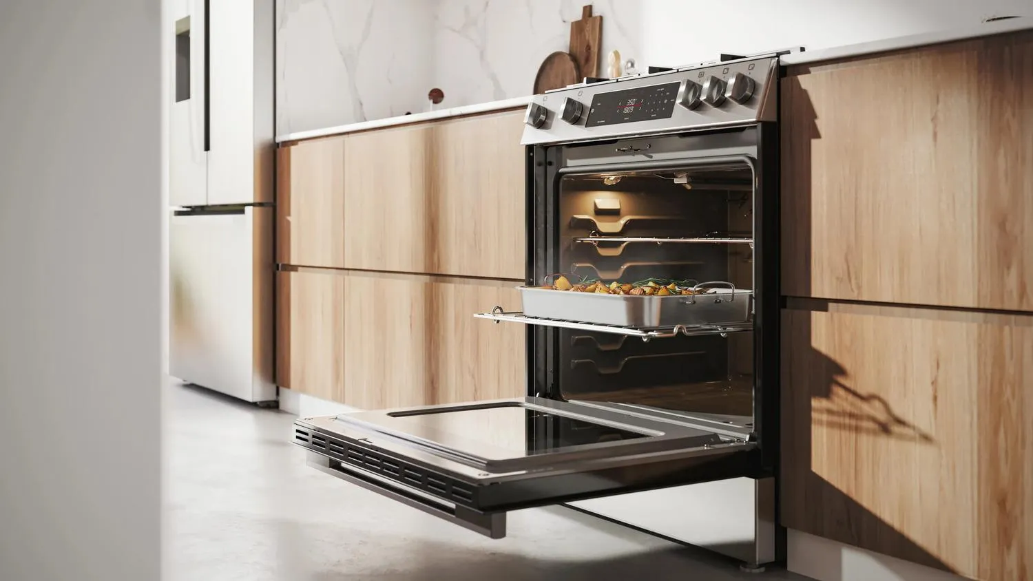 Bosch HGF1050MUC 100 Series Freestanding Gas Range Stainless Steel