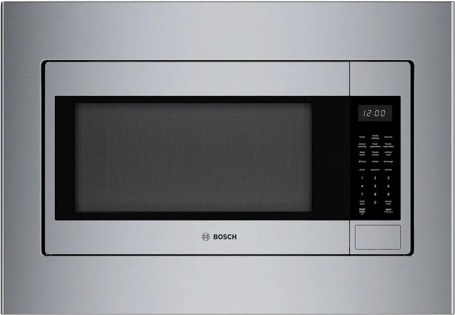 Bosch HMB30155UC 300 Series Built-In Microwave Oven 24" Left Sideopening Door, Stainless Steel