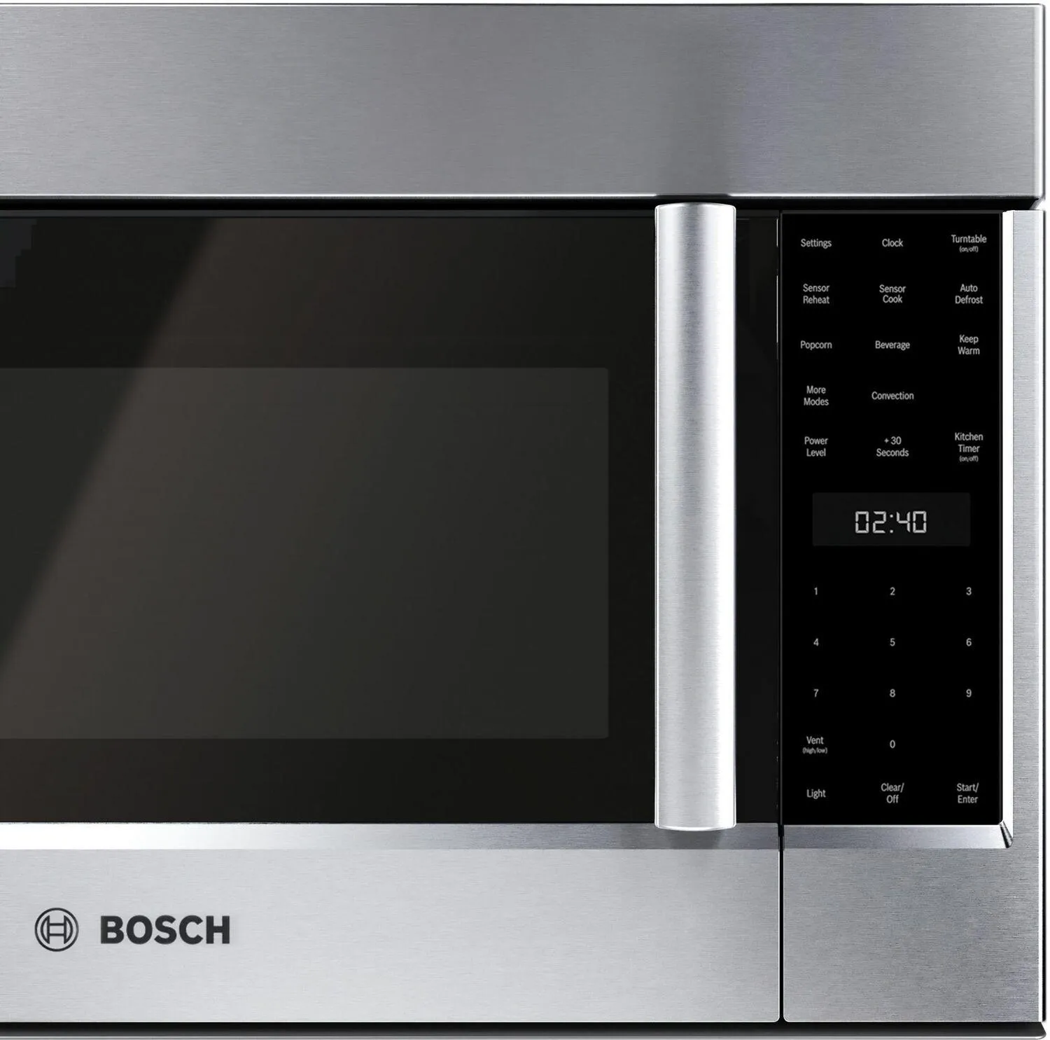 Bosch HMVP054U Benchmark? Over-The-Range Microwave 30" Left Sideopening Door, Stainless Steel Hmvp054U