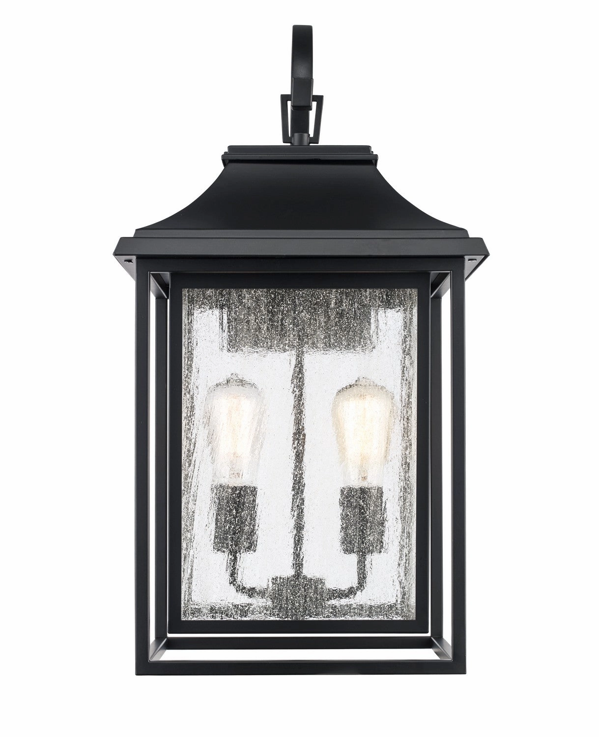 Bosque Two Light Outdoor Wall Lantern BlackOutdoor wall sconces with motion sensor