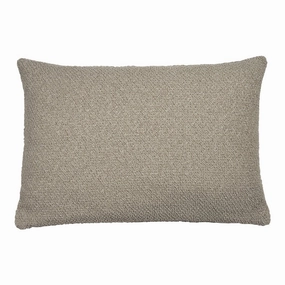 Boucle Outdoor Lumbar CushionDurable outdoor patio accessories