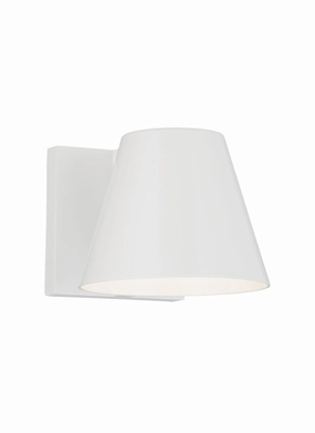 Bowman LED Outdoor Wall Mount WhiteOutdoor wall sconces with motion sensor