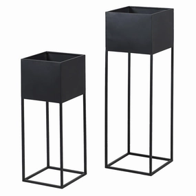 Box Planters -Set of 2outdoor garden decorative ornaments