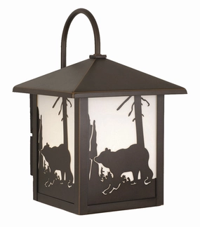 Bozeman One Light Outdoor Wall Mount Burnished BronzeOutdoor wall sconces with motion sensor