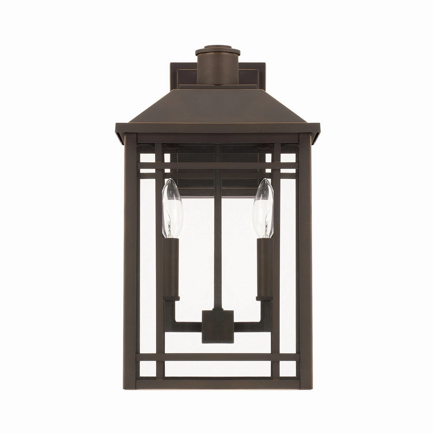 Braden Two Light Outdoor Wall Lantern Oiled BronzeOutdoor wall sconces with motion sensor