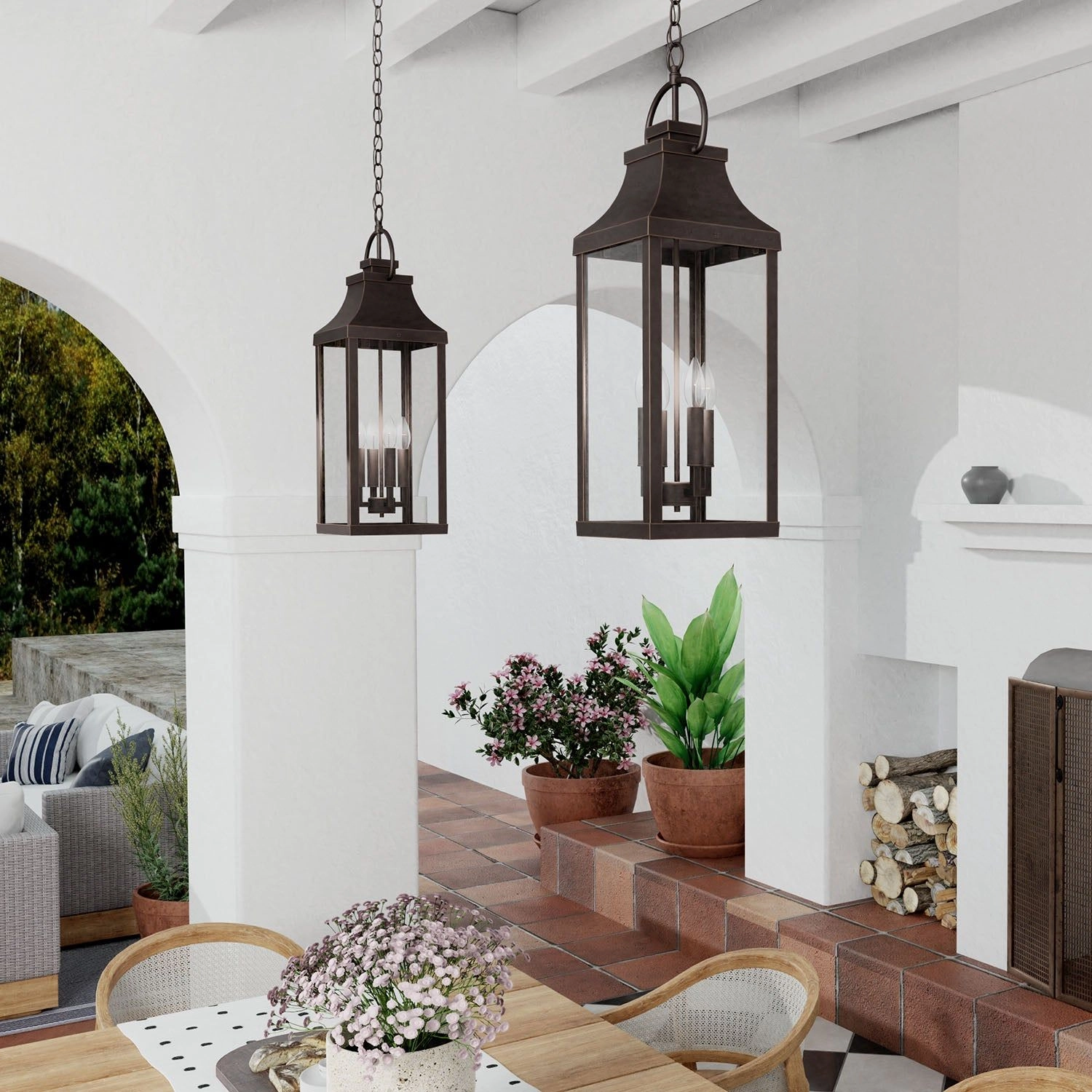 Bradford 4-Light Outdoor Hanging Lantern