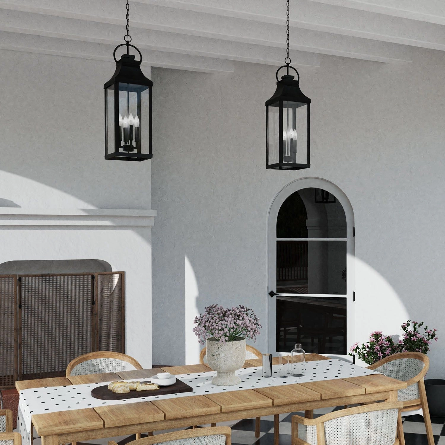 Bradford 4-Light Outdoor Hanging Lantern