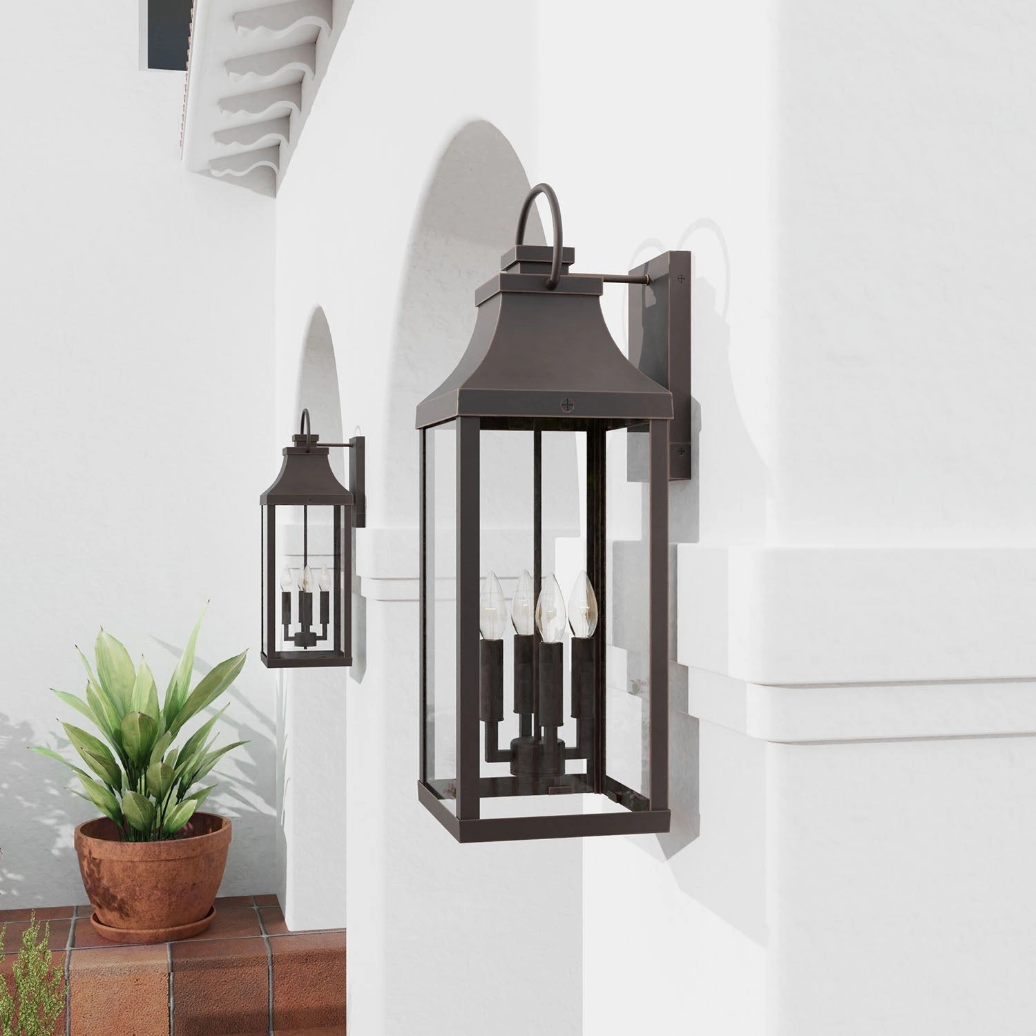 Bradford 4-Light Outdoor Wall Lantern