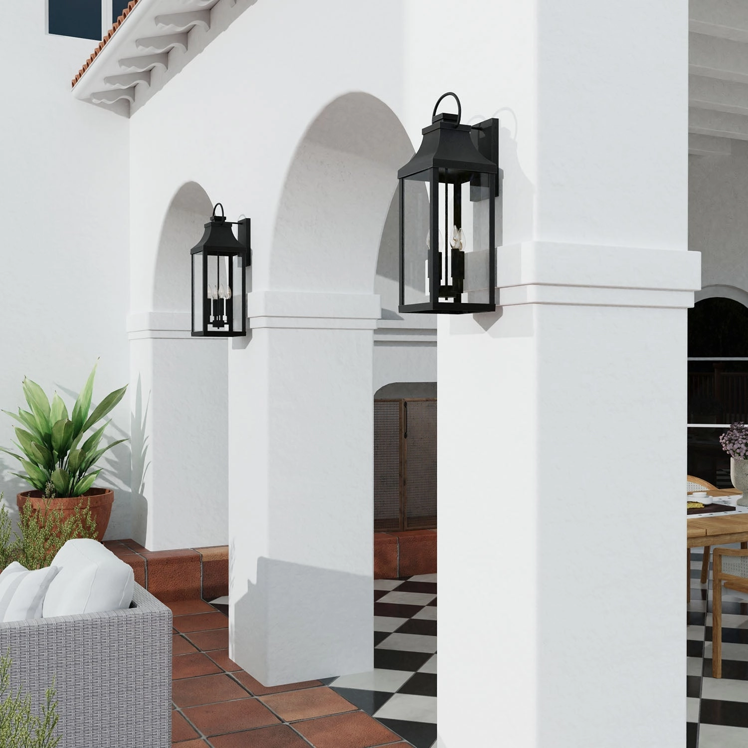 Bradford 4-Light Outdoor Wall Lantern