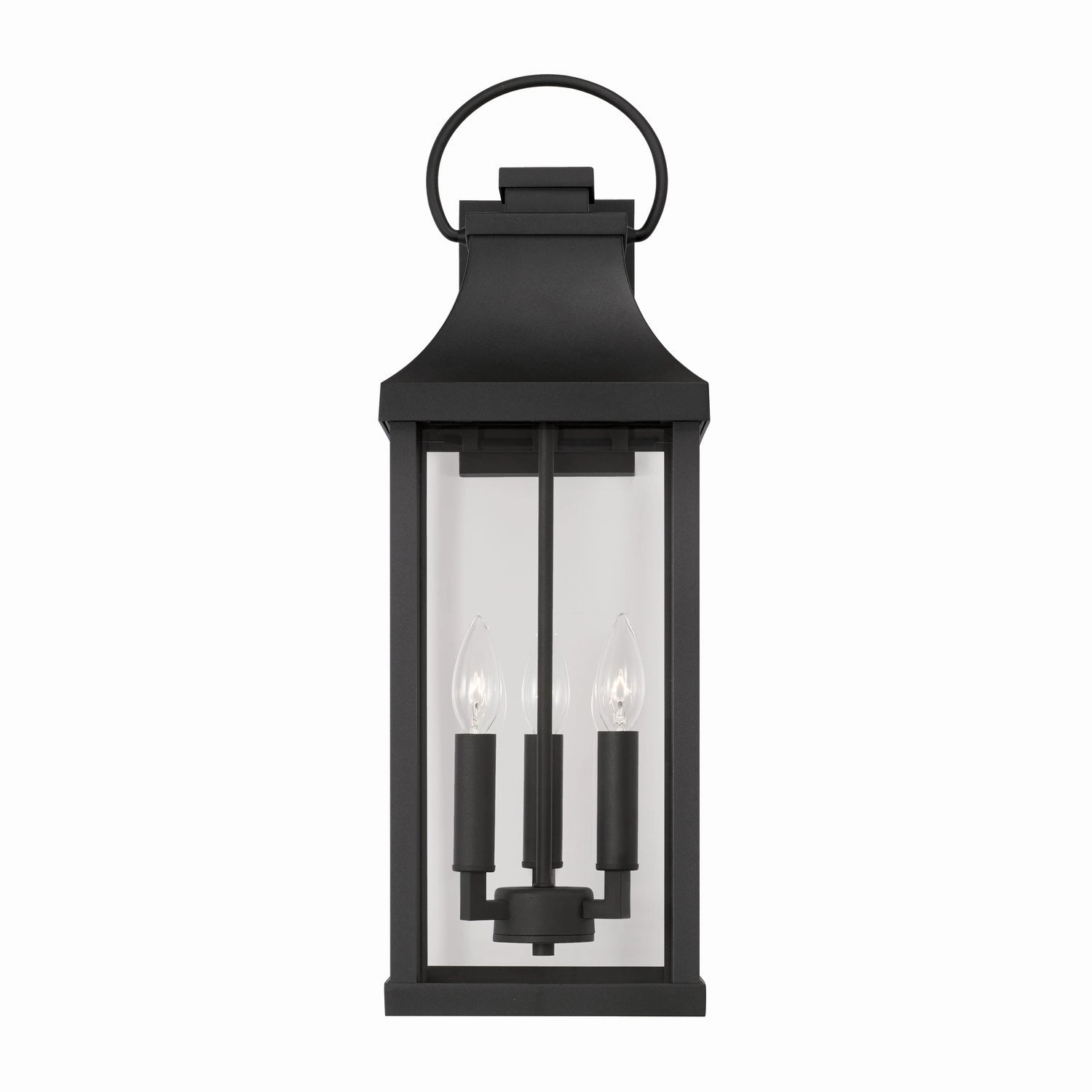 Bradford Three Light Outdoor Wall Lantern Black