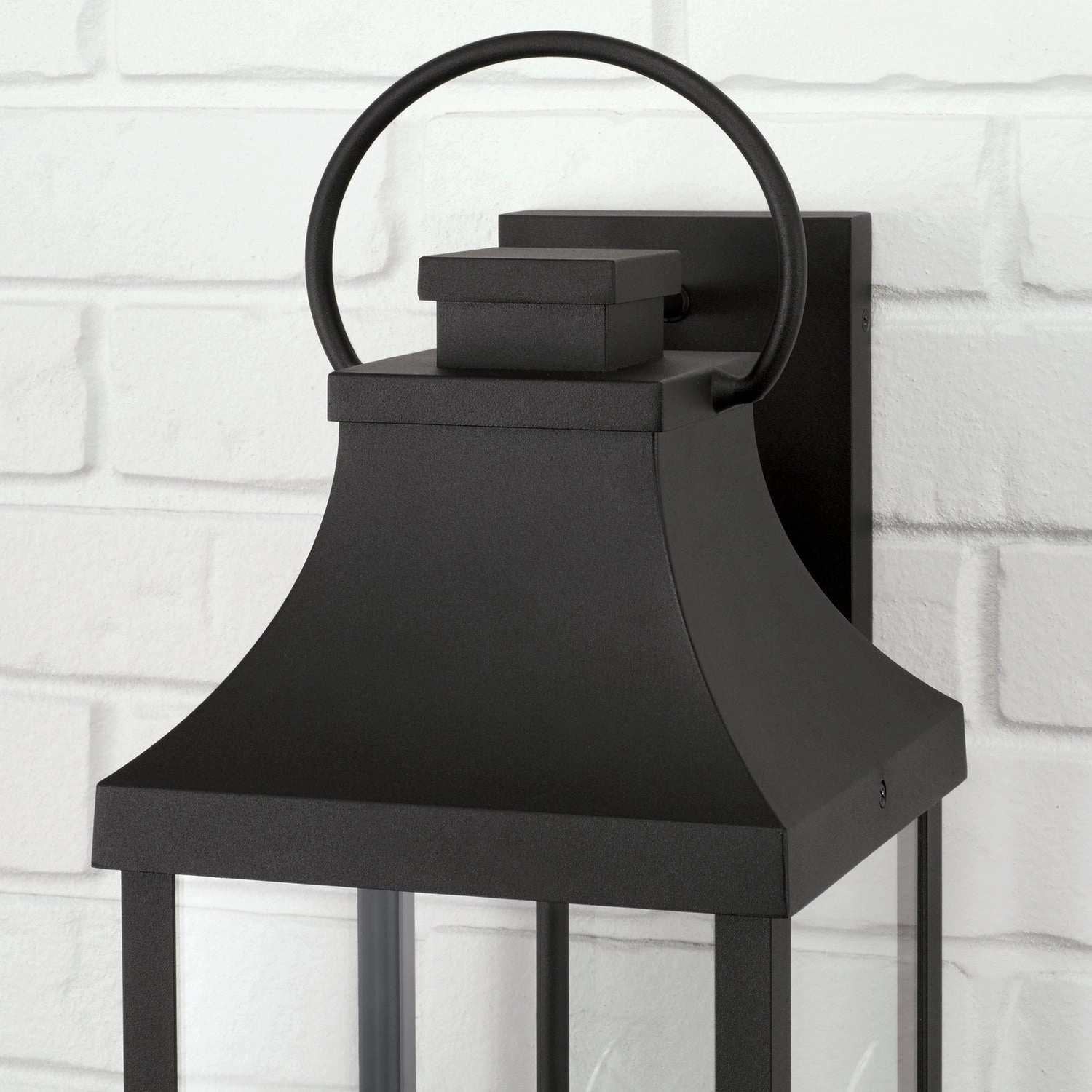 Bradford Three Light Outdoor Wall Lantern Black