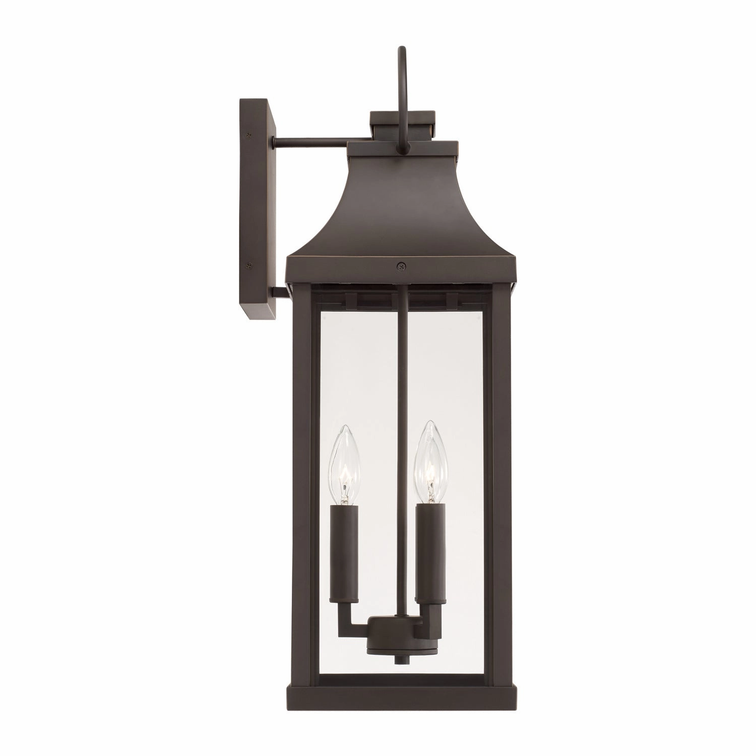 Bradford Three Light Outdoor Wall Lantern Oiled Bronze