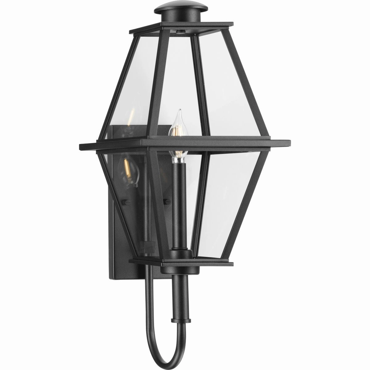 Bradshaw One Light Outdoor Wall Lantern Black